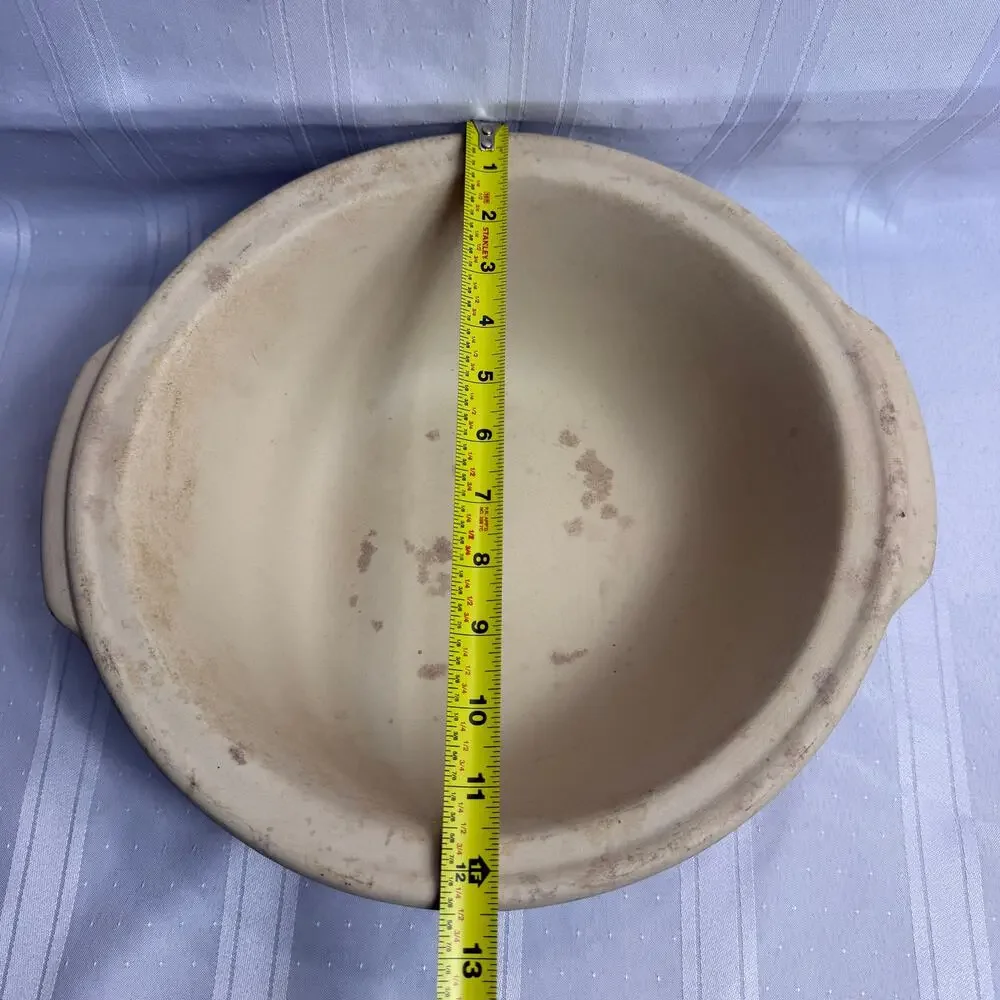 Pampered Chef Family Heritage Stoneware Round Baking Dish 12.5 Inch USA‎
